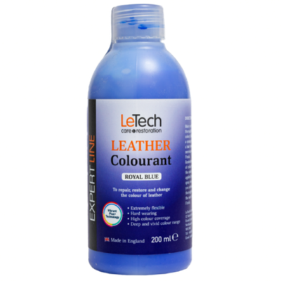 LeTech Expert Line Краска для кожи (Leather Colourant) Royal Blue, 200мл