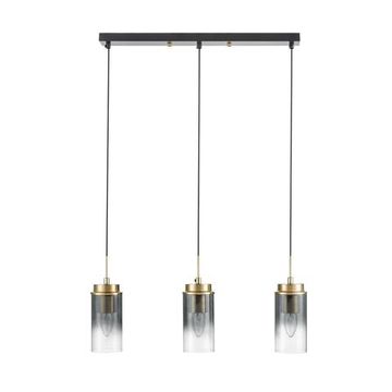 8101/3A COMFI LN25 325 черный/бронза металл/стекло Подвес Е14 3*40W 220V ISHA