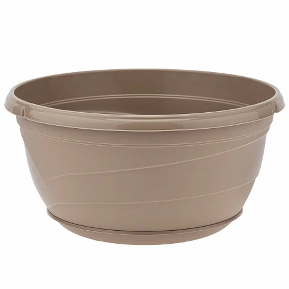 Горшок для цветов подвесной "Венеция" 6л фраппе(с поддоном/без подвеса)