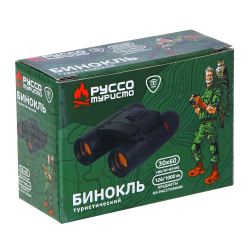 РУССО ТУРИСТО  Бинокль пластик, 30*60, 126 м/1000 м (Шт)