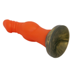 Силиконовый фантазийный фаллоимитатор Hero - 18,5 см. (Цвет: красный)