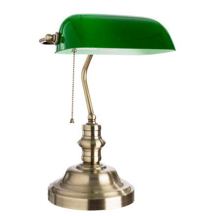 Кабинетная настольная лампа Arte Lamp BANKER