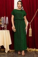Платье праздничное Мэри (зеленое) П14673-12М LT Collection