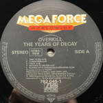 Overkill ‎– The Years Of Decay (Германия 1989г.)