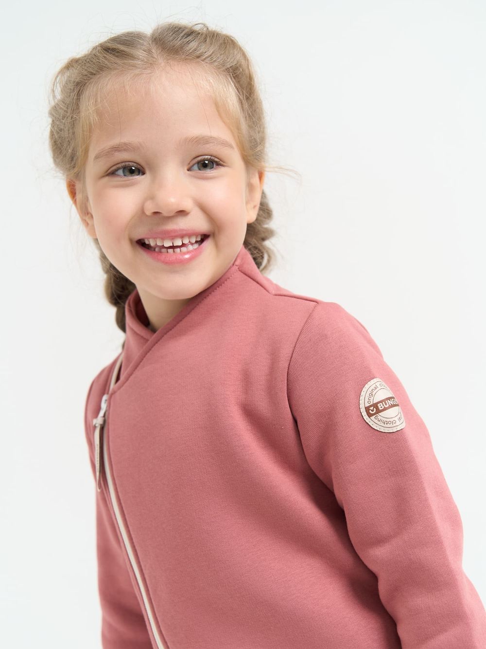 Комбинезон-косуха с клапаном "Пепельная роза" утепленный