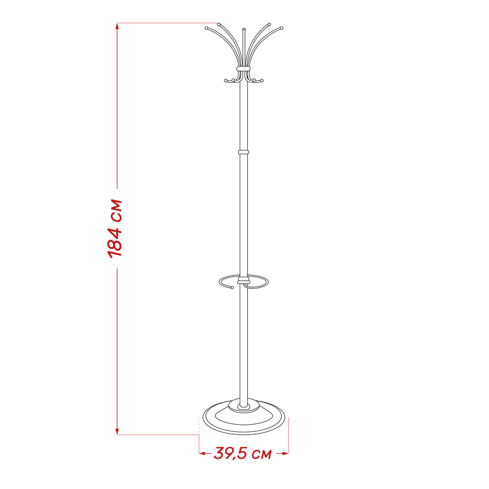 Вешалка напольная Leset Каро-1