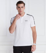 Поло EA7 - белый(3DPF23 PJ02Z)