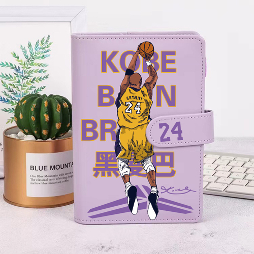 Ежедневник с застежкой "Kobe Bean Bryant", фиолетовый