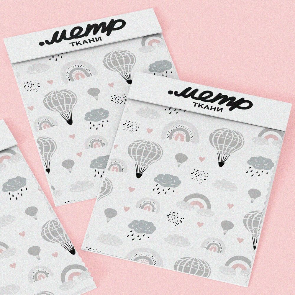 Ткань штапель парашютики