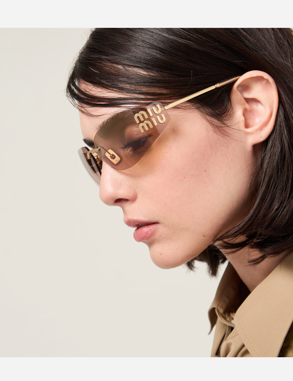 Солнцезащитные очки Miu Miu Aube Bronze lenses