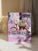 Фотоальбом на 200 фото 10х15 см, пластик. листы watercolor travel Париж