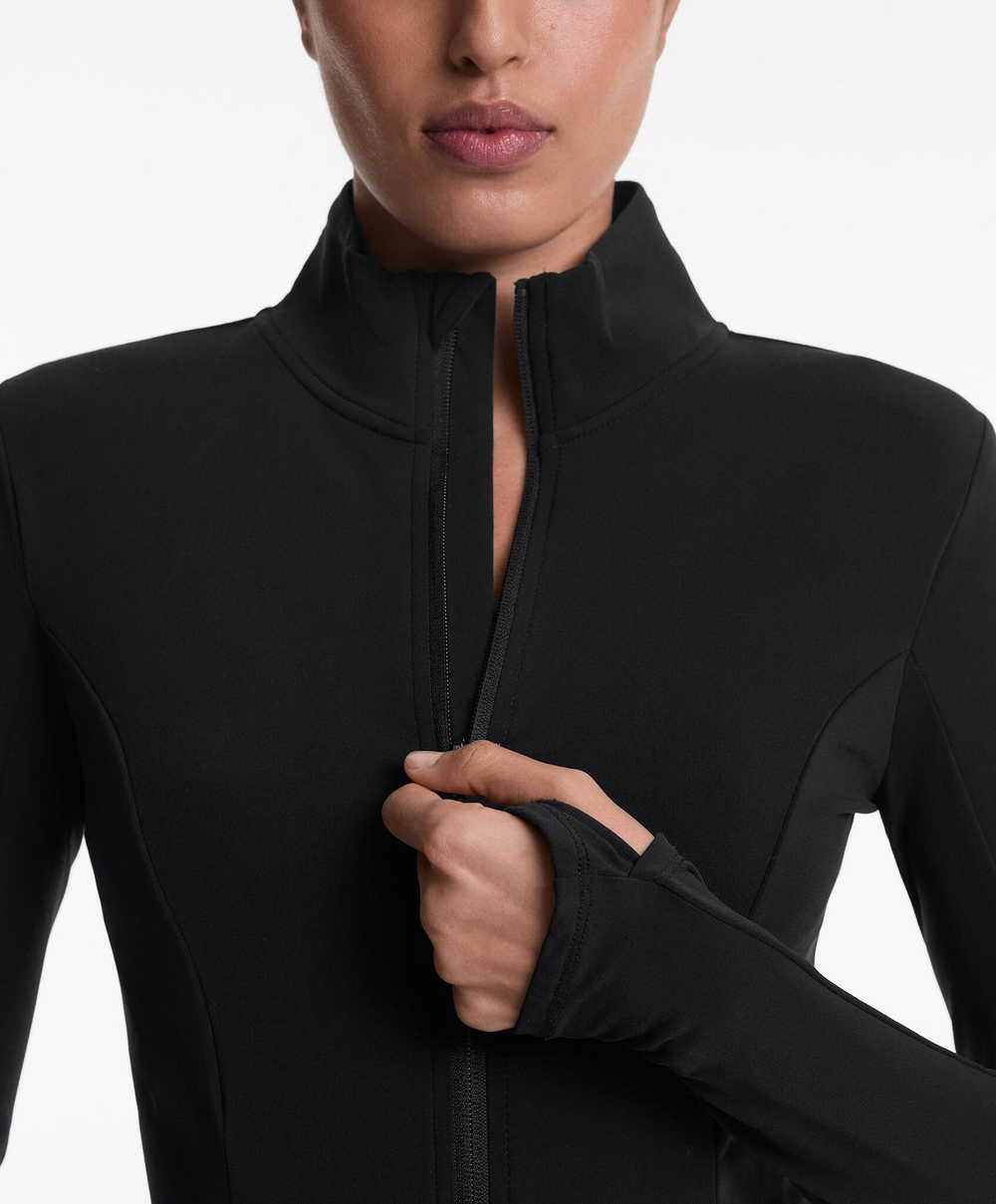 Oysho Легкая и теплая высокотехнологичная куртка, черный