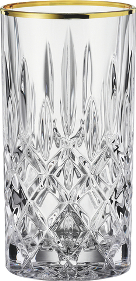 Набор 2 стакана Nachtmann, Noblesse Gold, 2 шт., хрусталь, прозрачный