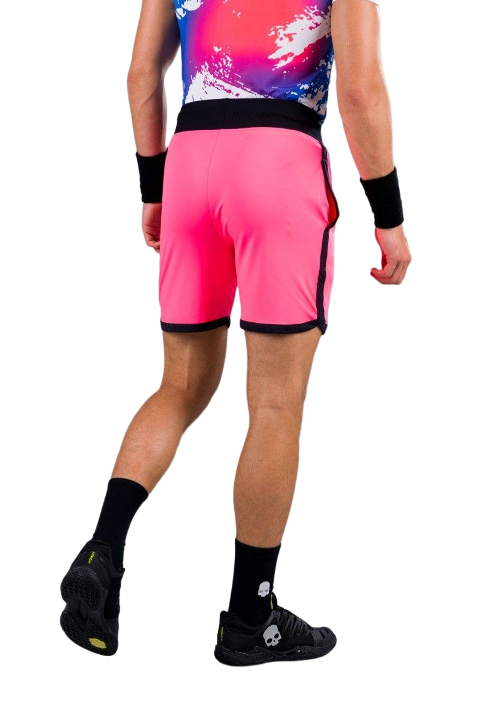 Мужские теннисные шорты Hydrogen Tech Shorts Man - fluo fuchsia 2