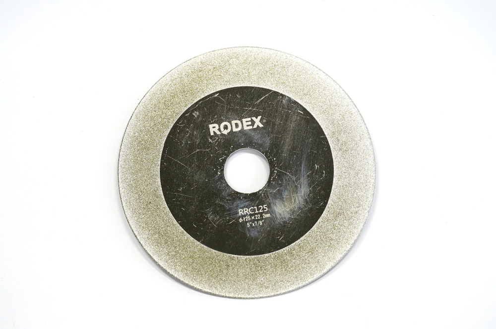 ДИСК ОТРЕЗНОЙ RODEX АЛМАЗНЫЙ СТЕКЛО/ПЛИТКИ 125MM RRС125