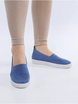 Мокасины летние текстильные