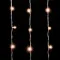 Светодиодный занавес 2*2 м., 400 экстра теплых белых LED ламп, облегченный, прозрачный провод ПВХ, LTC (PCL400NOT-10-2EWW)