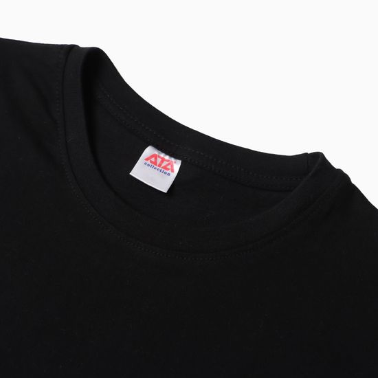 Купить женскую футболку из хлопка цвет  чёрный недорого