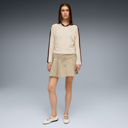 PUMA Женские кроссовки-балетки Speedcat Suede, кремовый