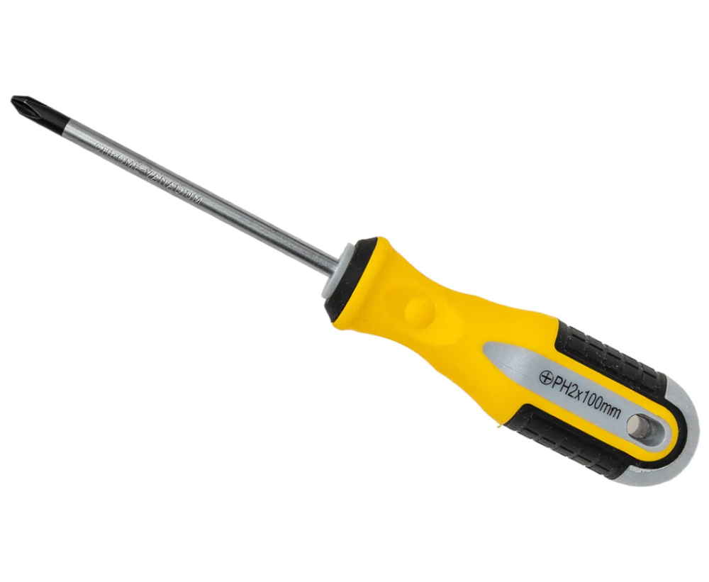 Отвертка FIT Старт, CrV сталь, 6х100 мм РН2 55177