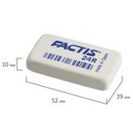Ластик FACTIS 24 R (Испания), 52х29х10 мм, белый, прямоугольный, CNF24R