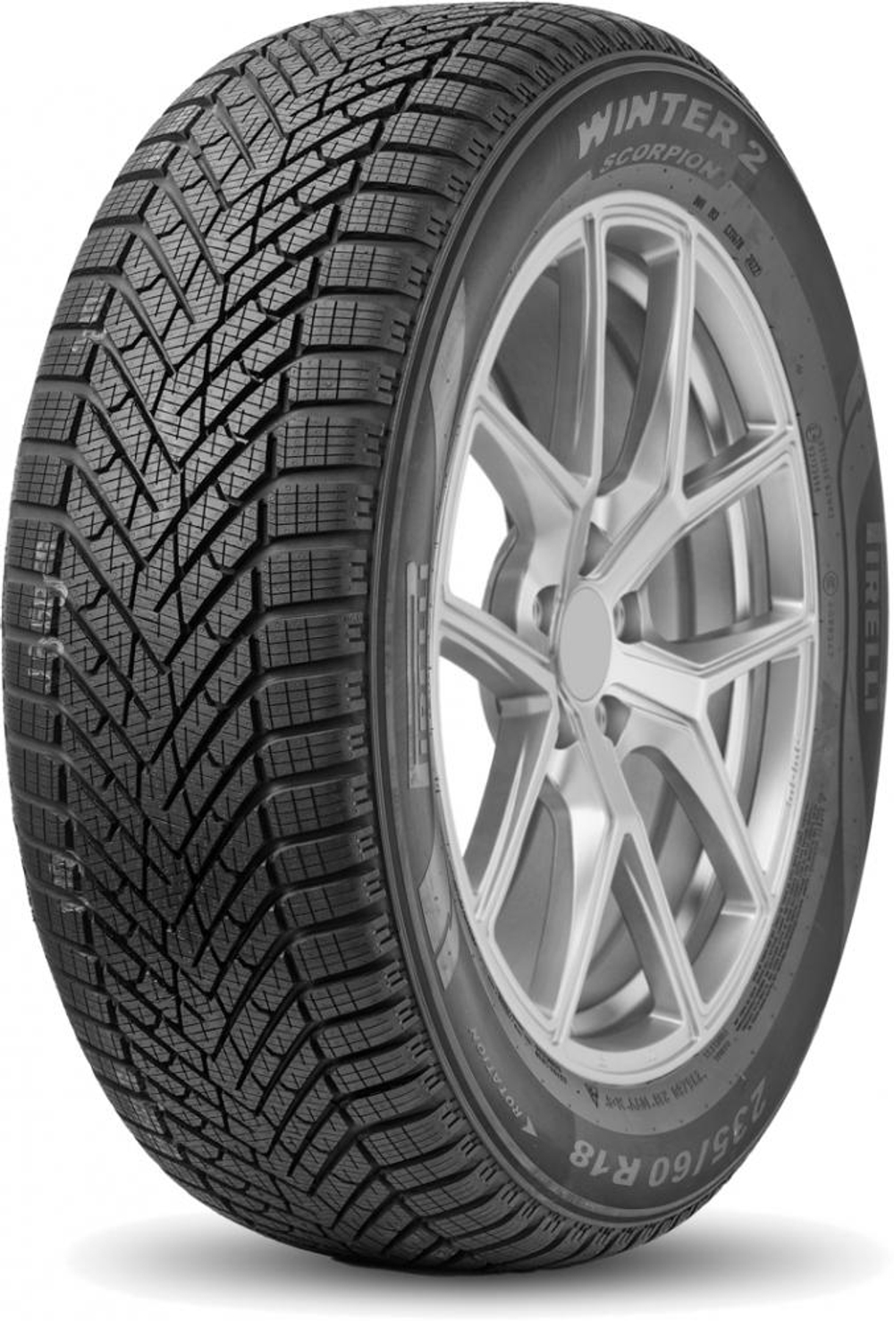 Автошина 275/40R22 PIRELLI SCORPION WINTER 2 108V XL RUN FLAT (ПЕРЕД)