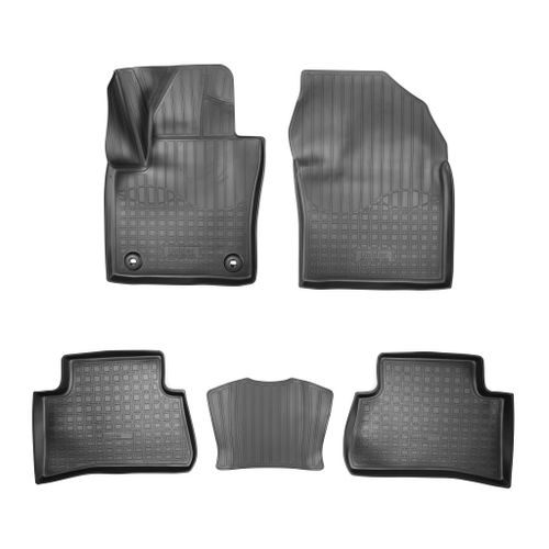 Ковры в салон Norplast/Unidec для Toyota C-HR (2016-), Черный, передний привод, арт.NPA11-C88-085