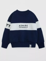 Свитшот для мальчика синий в школу