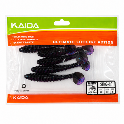 Набор силиконов KAIDA SH07-85 8.5см 5шт COL030 №89