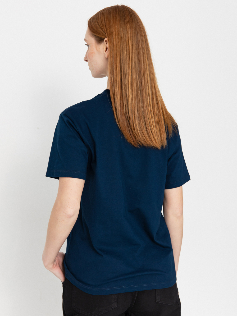 Футболка Carhartt WIP Pocket Heart синяя