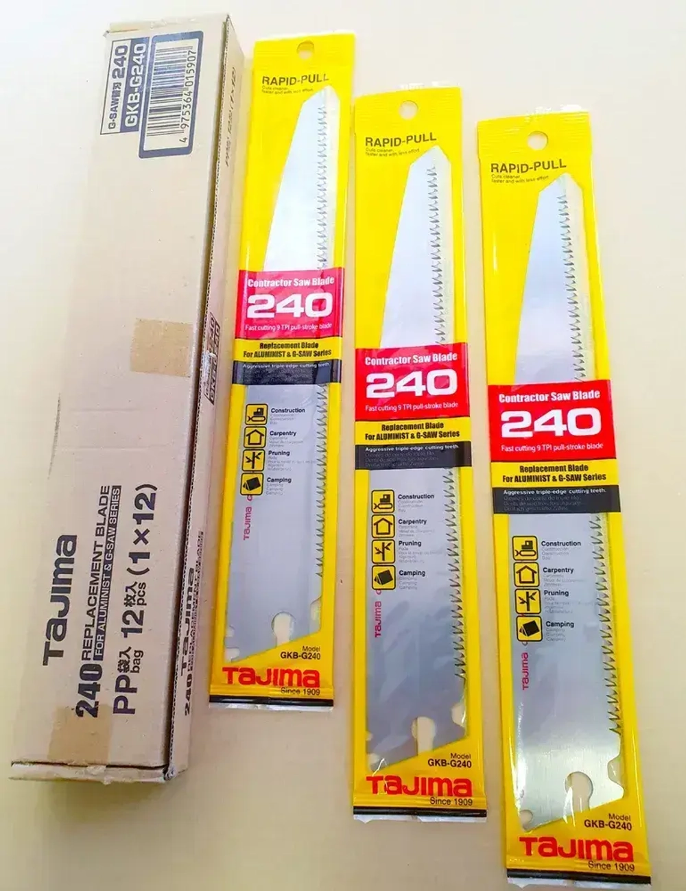 Полотно пильное сменное TAJIMA GKB-G240 (240мм) для пил ALUMINIST и G-SAW (GKBG240)