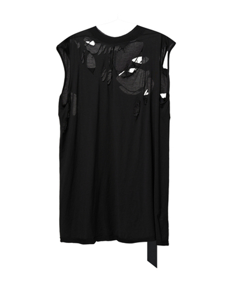 RICK OWENS DRKSHDW ТОП ЧЕРНЫЙ ЖЕНСКИЙ HOLLYWOOD TARP
