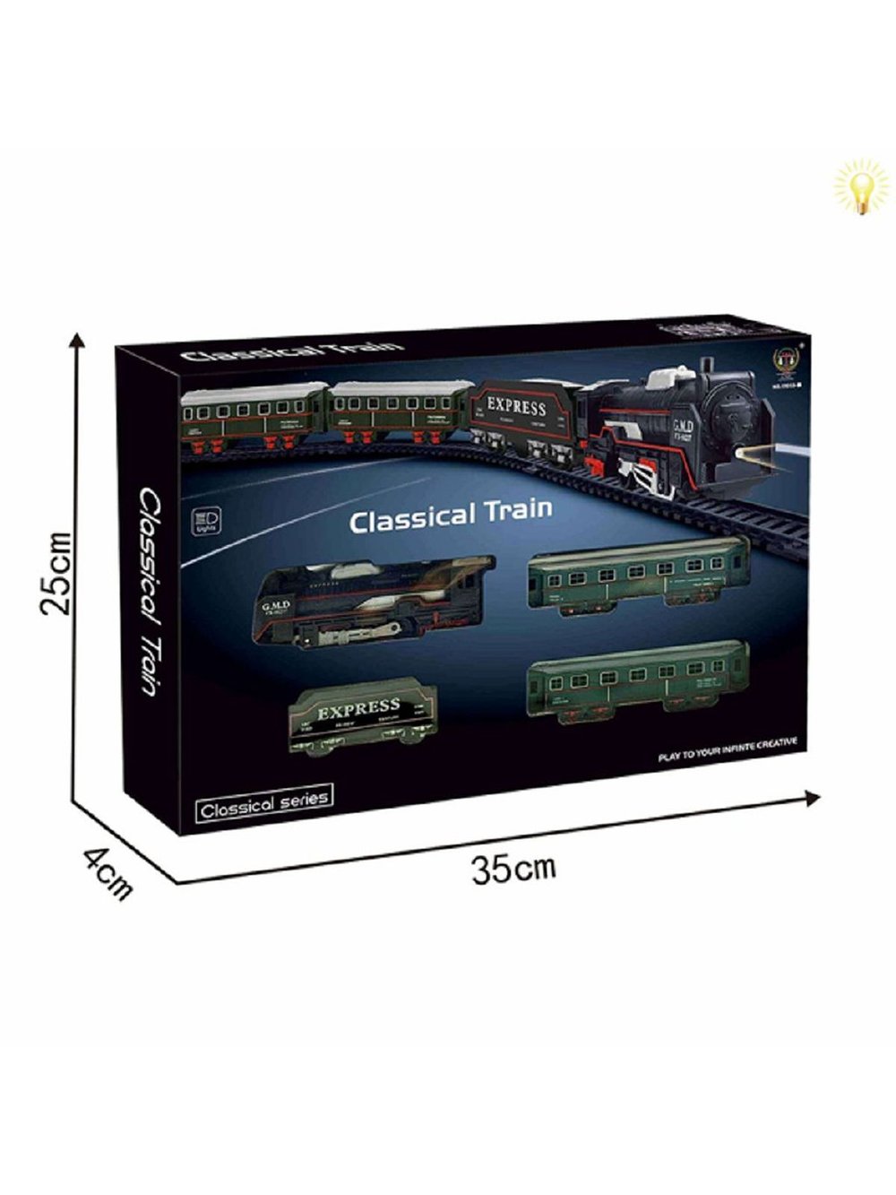 Железная дорога. Размеры дороги:104х68см, в коробке (201279549)
