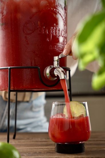 Диспенсер для напитков с подставкой maison jar, 5 л
