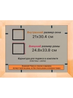 Рамка для постера и фотографий 21x30
