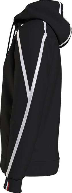 Мужская теннисная кофта Tommy Hilfiger Trim Full Zip Hoody - black