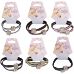 Резинки для волос 2шт «МАЛЬТА», цветочки, микс 6 цветов, d-5,5см (подвес Единорог)