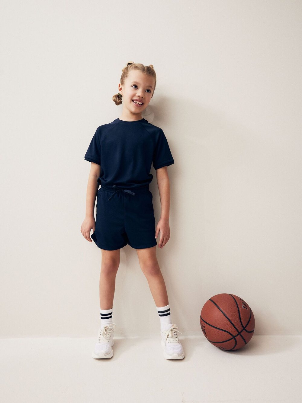 Шорты спортивные для девочки Next Q90-064, Темно-синий