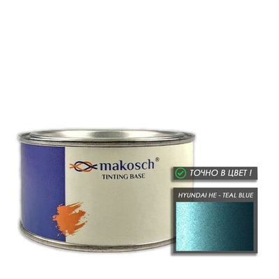 Автоэмаль makosch/HYUNDAI HE, Базовая эмаль, голубой, перламутр, 200мл.