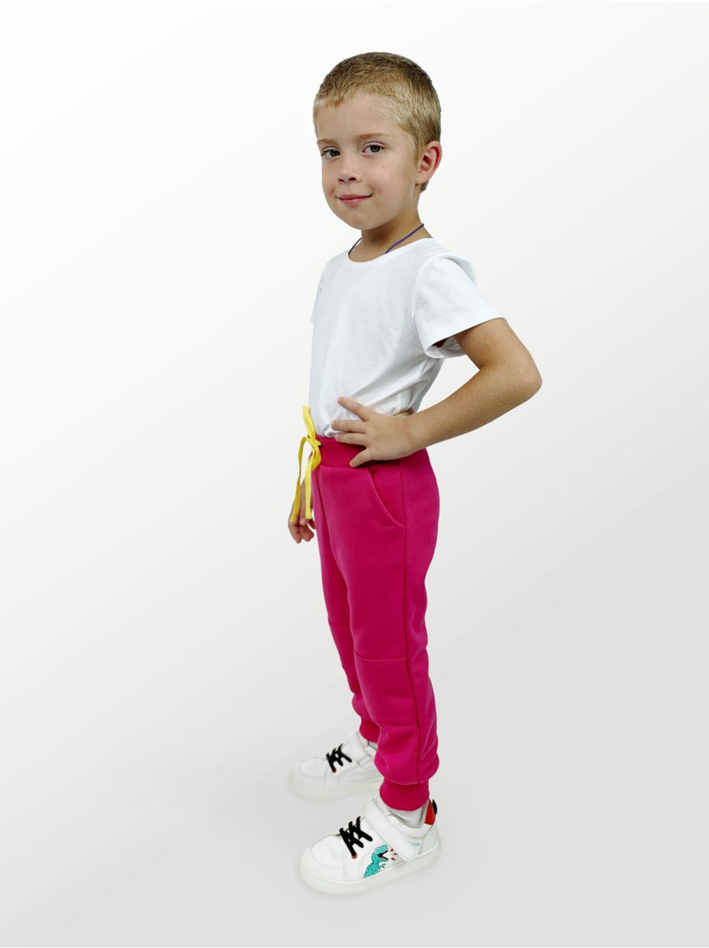 Брюки для детей, модель №2 (джоггеры), рост 104 см, фуксия