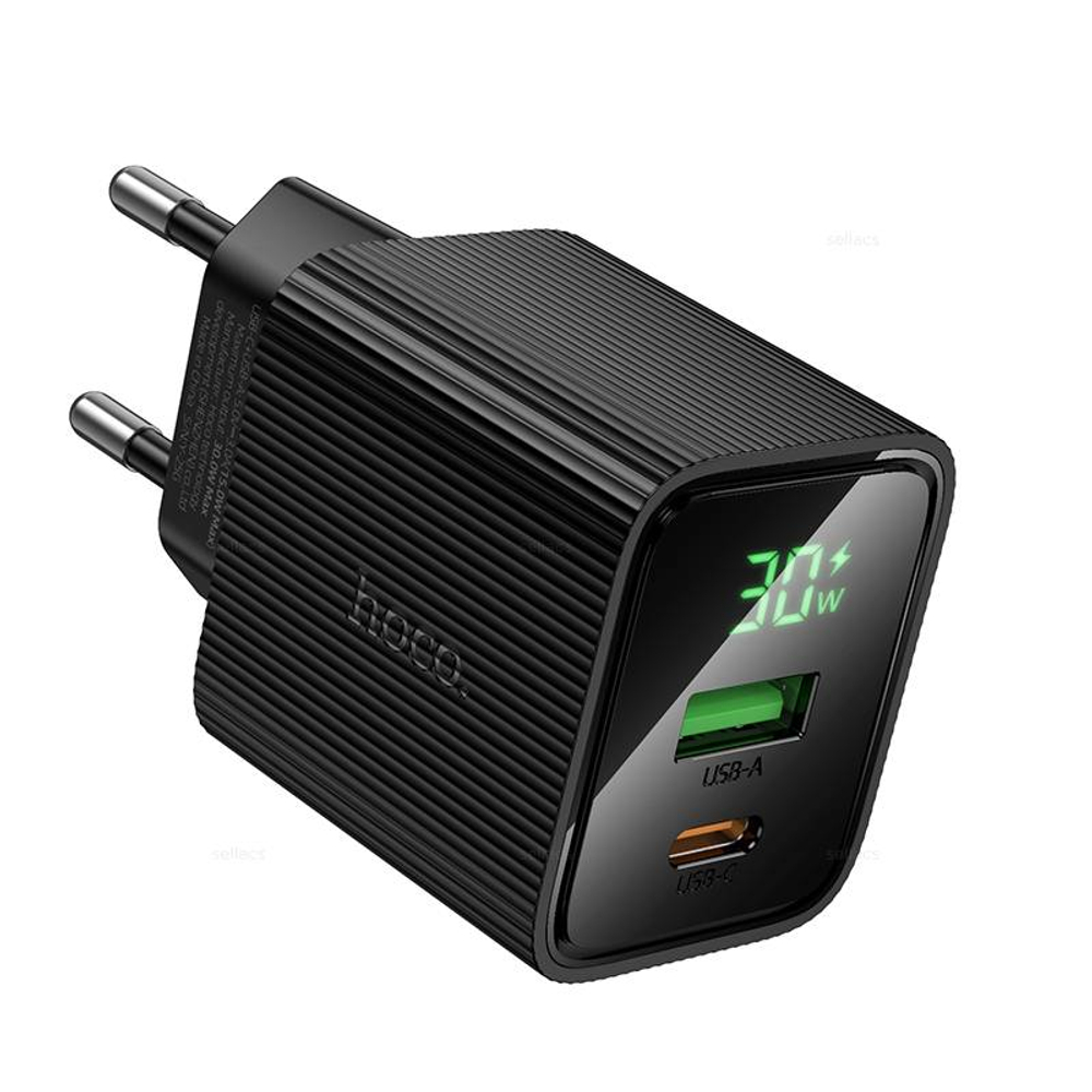 Зарядное устройство PD30W+QC3.0 Hoco CS84A (black)