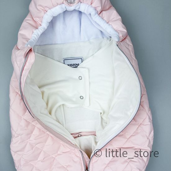 Конверт-кокон демисезонный "Харди" Светло-розовый