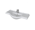 Тумба под раковину, ИДЕЛЬ, 105, дуб, белая