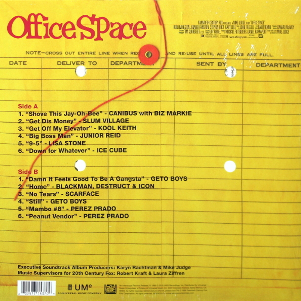Soundtrack / Office Space (Coloured Vinyl)(LP)