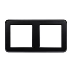 Рамка пластиковая FRM-VERSA-PL-2-BK (Arlight, -) 043778