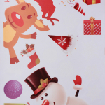 Наклейка на стекло «Новый год!» 50*35 см (диаметр рулона 4 см)