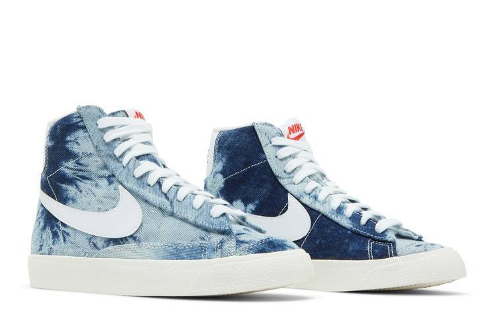 Кроссовки Nike Blazer '77 Multi-Color And White (Женская размерная сетка)