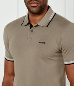 Поло Paul BOSS GREEN - бежевый(50506193)