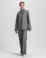 Костюм женский ХАССП-Стандарт NEW (тк.Смесовая,160), серый