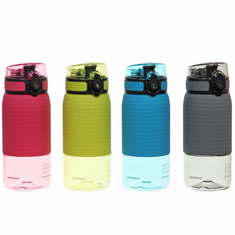 Бутылка спортивная UZSPACE Diamond 5055 с емкостью для фруктов (350 мл)